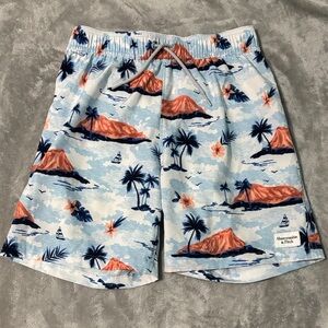 Abercrombie & Fitch Kids Island Print Swim Shorts